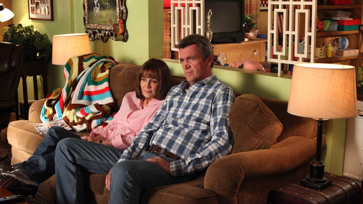 the middle