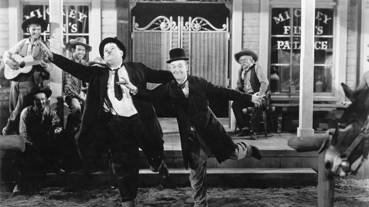 dick und doof im wilden westen