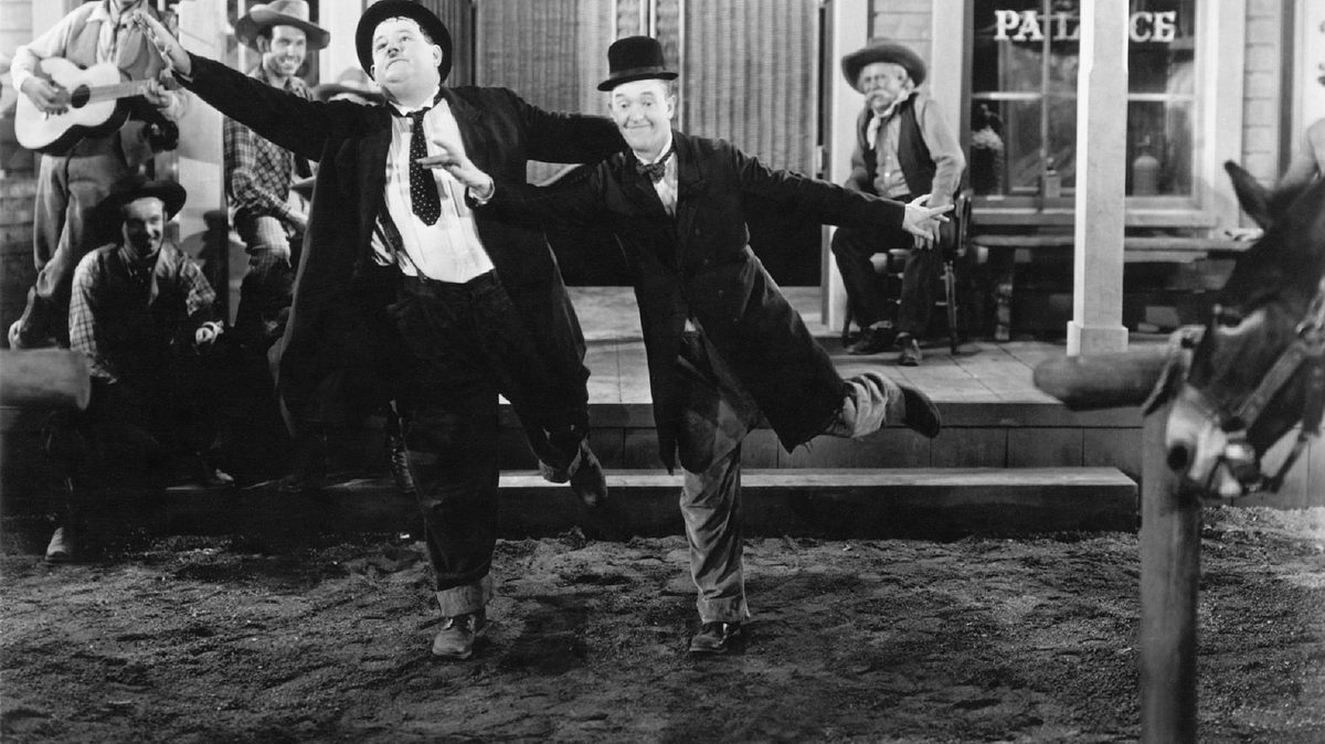 dick und doof im wilden westen