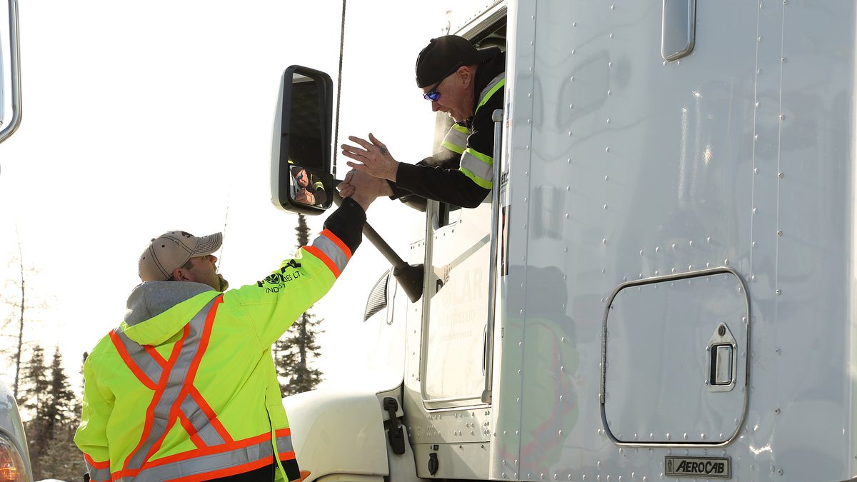 ice road truckers - gefahr auf dem eis