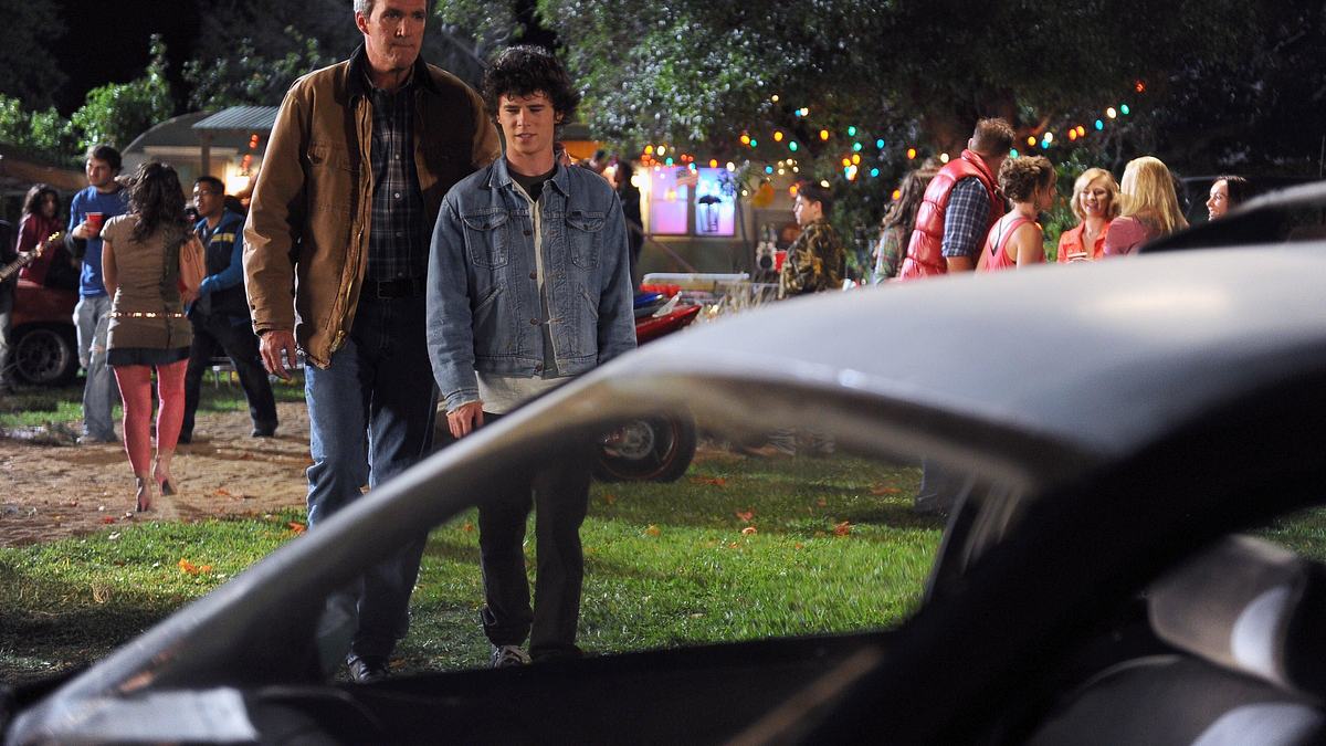the middle