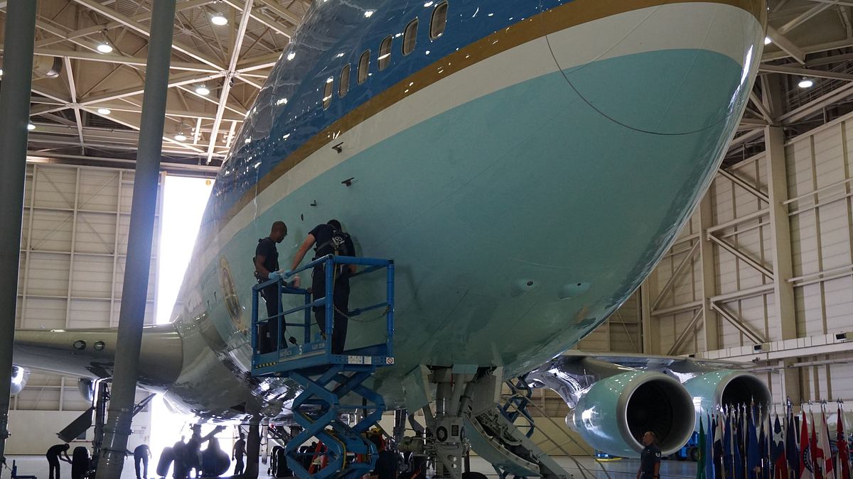 die neue air force one - eine fliegende festung