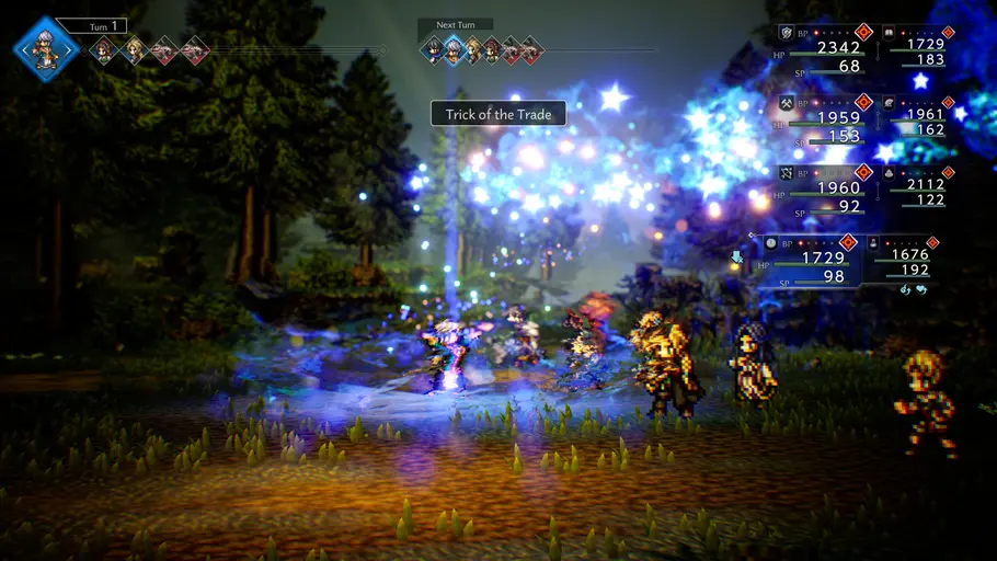 Octopath Traveler 0 Die Kämpfe in Octopath Traveler