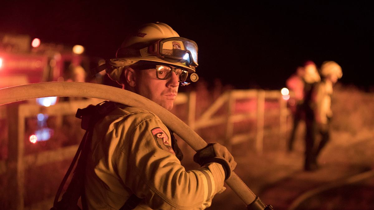 cal fire - feueralarm in kalifornien