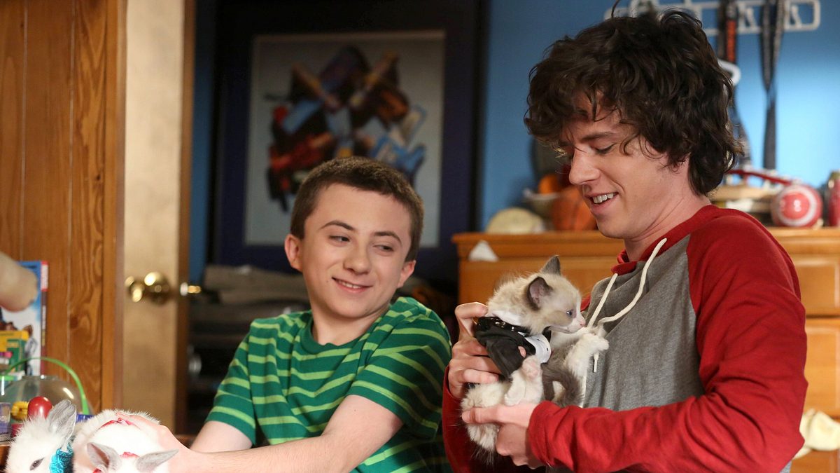 the middle