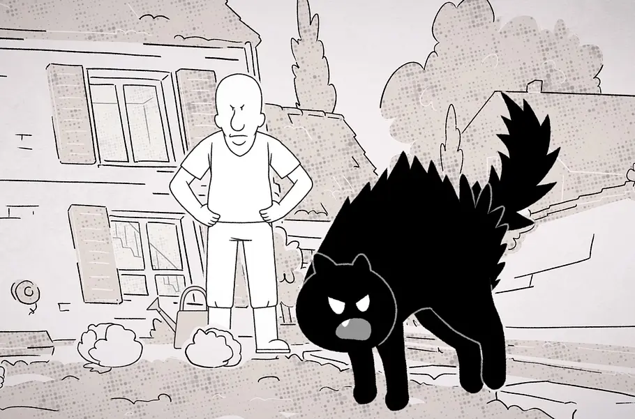 Verdammte Katze! verdammte katze!