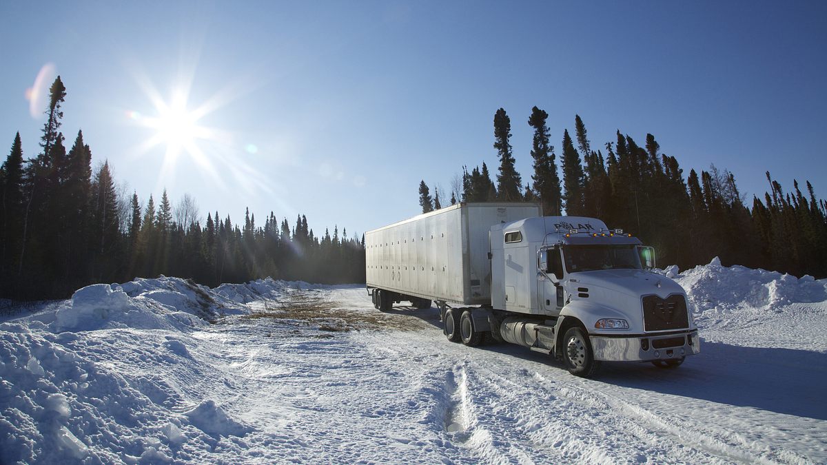 ice road truckers - gefahr auf dem eis