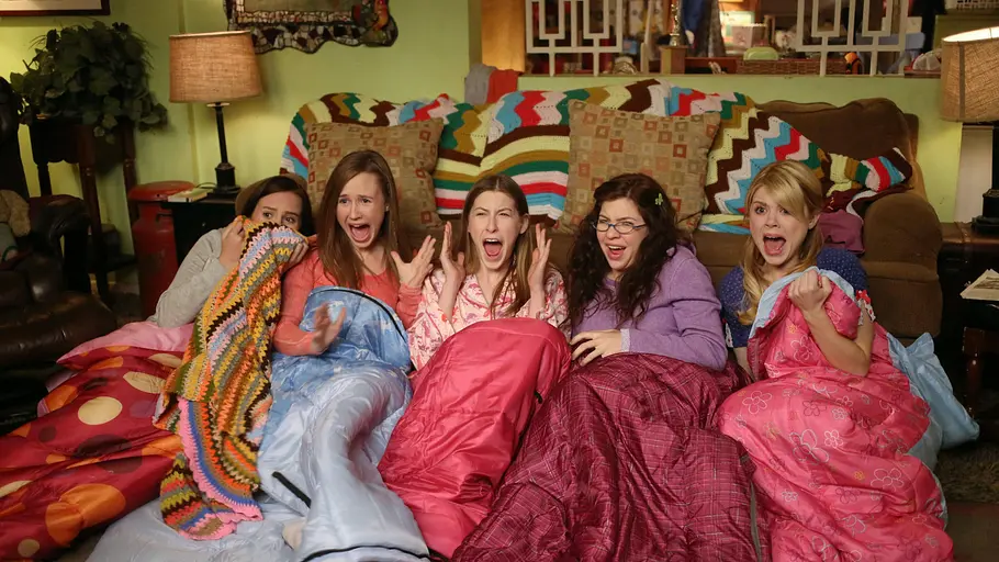 the middle
