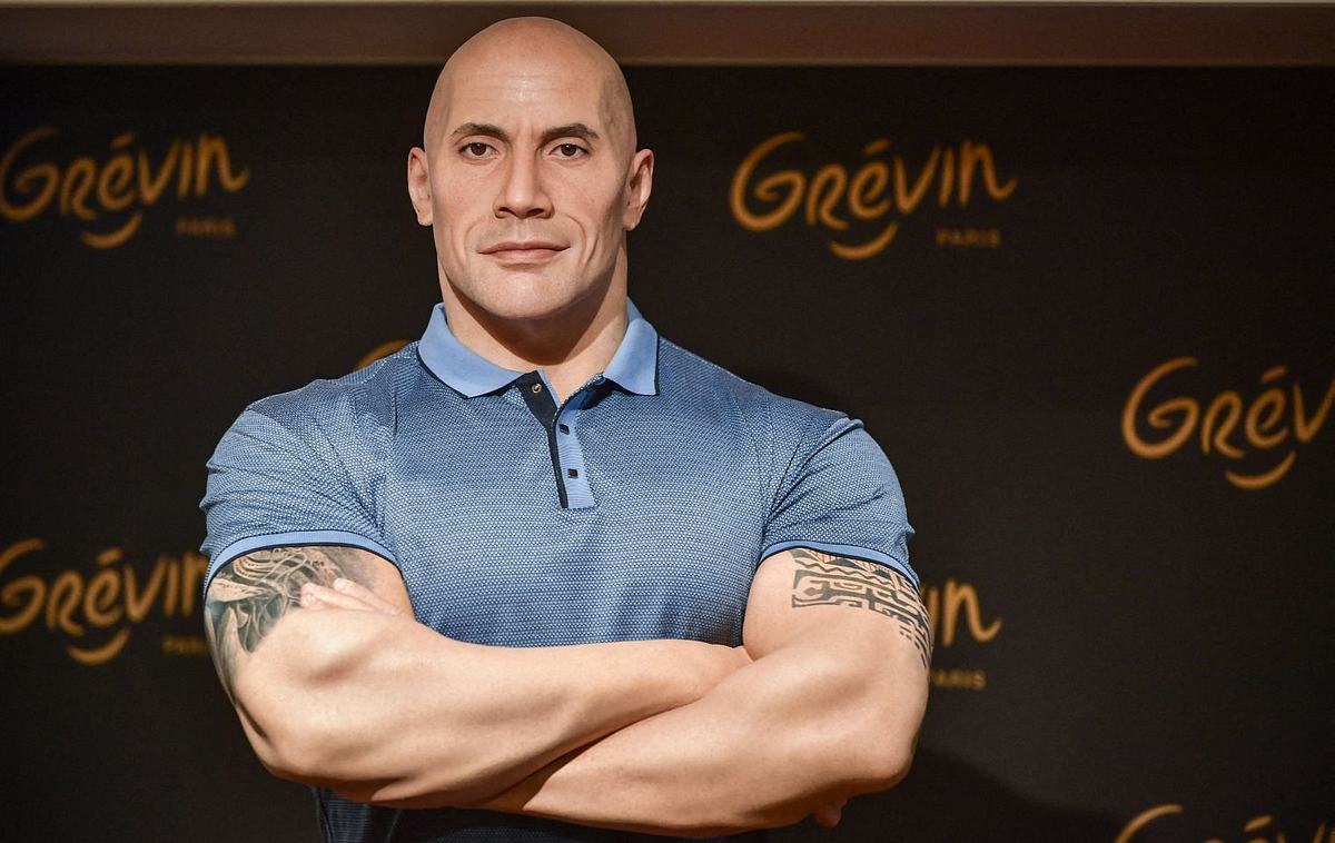 Wachsfigur Dwayne The Rock Johnson