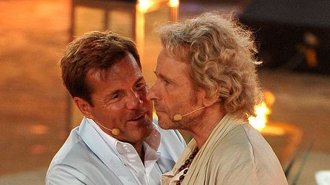 Thomas Gottschalk hat vor seiner letzten Wetten, dass-Ausgabe über Dieter Bohlen gelästert - Foto: IMAGO / APress