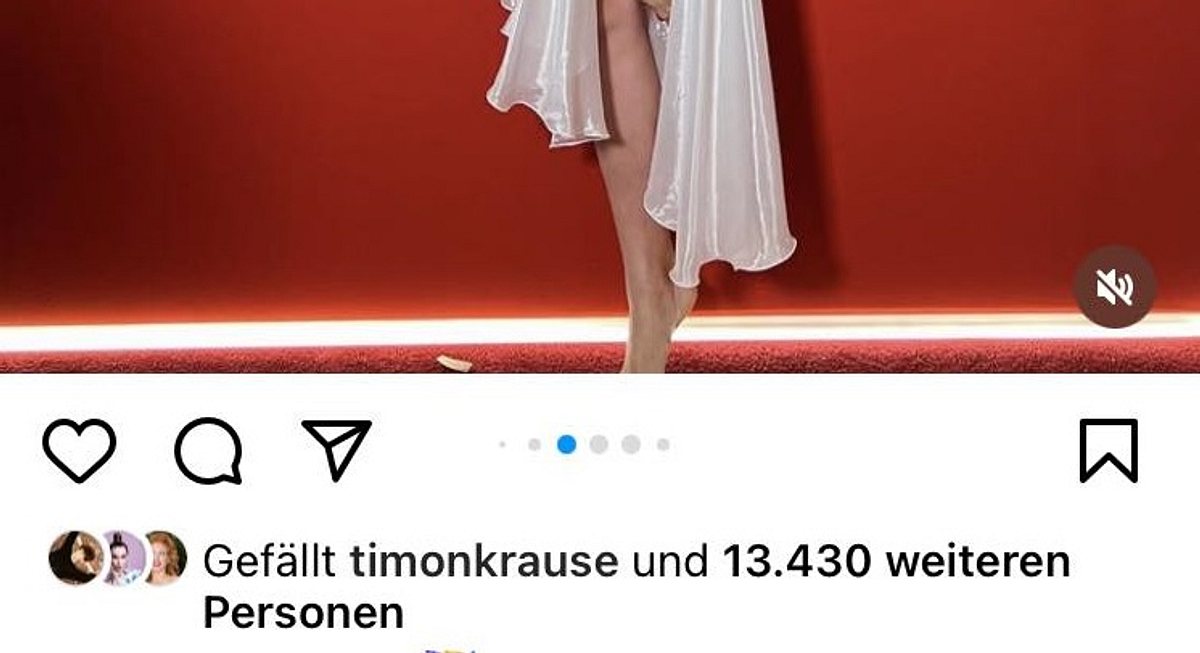 Timon Krause hat Ekaterina Leonova zum Let's Dance-Tourstart ein Like dagelassen