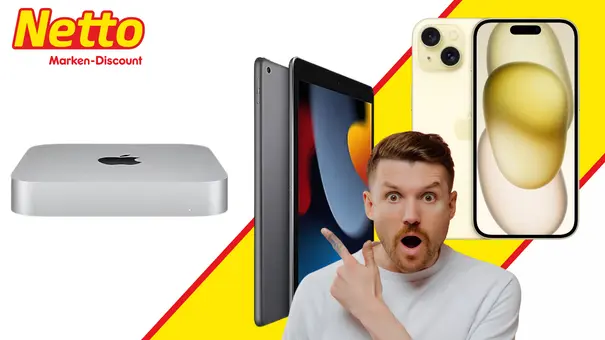 Apple Produkte Netto iPhone iPad Mac - Foto: tvmovie/PR