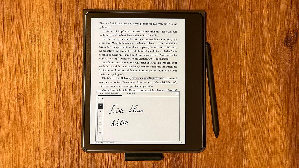 Amazons erster E-Reader mit Schreibfunktion: Der Amazon Kindle Scribe im Praxistest