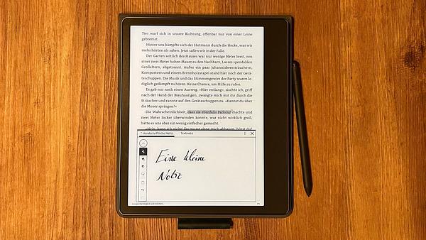 Amazons erster E-Reader mit Schreibfunktion: Der Amazon Kindle Scribe im Praxistest - Foto: Privat