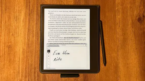 Amazons erster E-Reader mit Schreibfunktion: Der Amazon Kindle Scribe im Praxistest - Foto: Privat Amazons erster E-Reader mit Schreibfunktion: Der Amazon Kindle Scribe im Praxistest - Foto: Privat