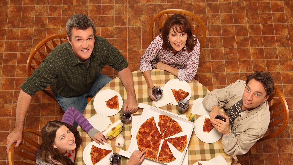 the middle
