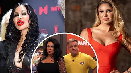 Promi Big Brother: Djamila Rowe, Yvonne Woelke, Peter Klein, Iris Klein.jpg - Foto: ProSieben / Nikola Milatovic / SAT.1 / Imago / Photopress Müller