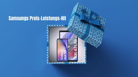 Galaxy A54 5G inklusive Galaxy Tab A7 Lite im Bundle - Foto: TVM/PR