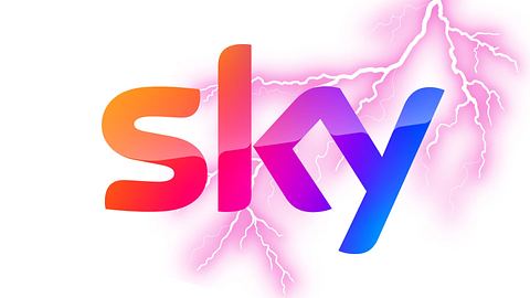 Sky Logo mit Blitz - Foto: Sky
