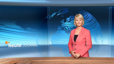 Gundula Gause beim Heute Journal - Foto: ZDF/Klaus Weddig/Meike Wittenstein.