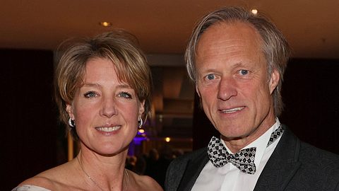 Steakhouse-Erbin Christina Block mit Partner Gerhard Delling am 01.04.23 bei einem Event - Foto: IMAGO / Eventpress