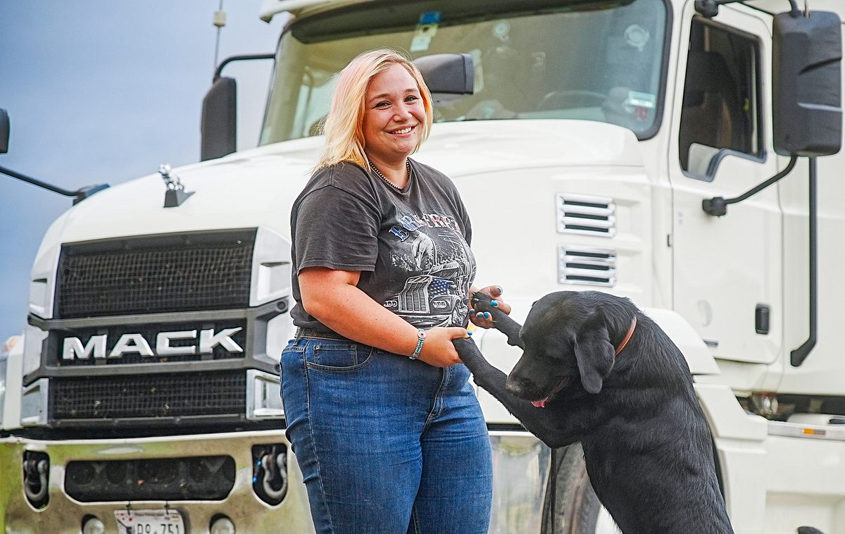 Ines ist das neuste Mitglied der Trucker Babes!