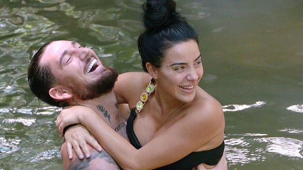 Dschungelcamp: Leyla Lahouar und Mike Heiter - Foto: RTL
