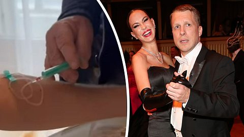 Wiener Opernball 2024: Erst Spritze für Olli Pocher, dann Knistern mit Sandy Meyer-Wölden - Foto: Instagram/Oliver-Pocher und Gisela Schober / Getty Images