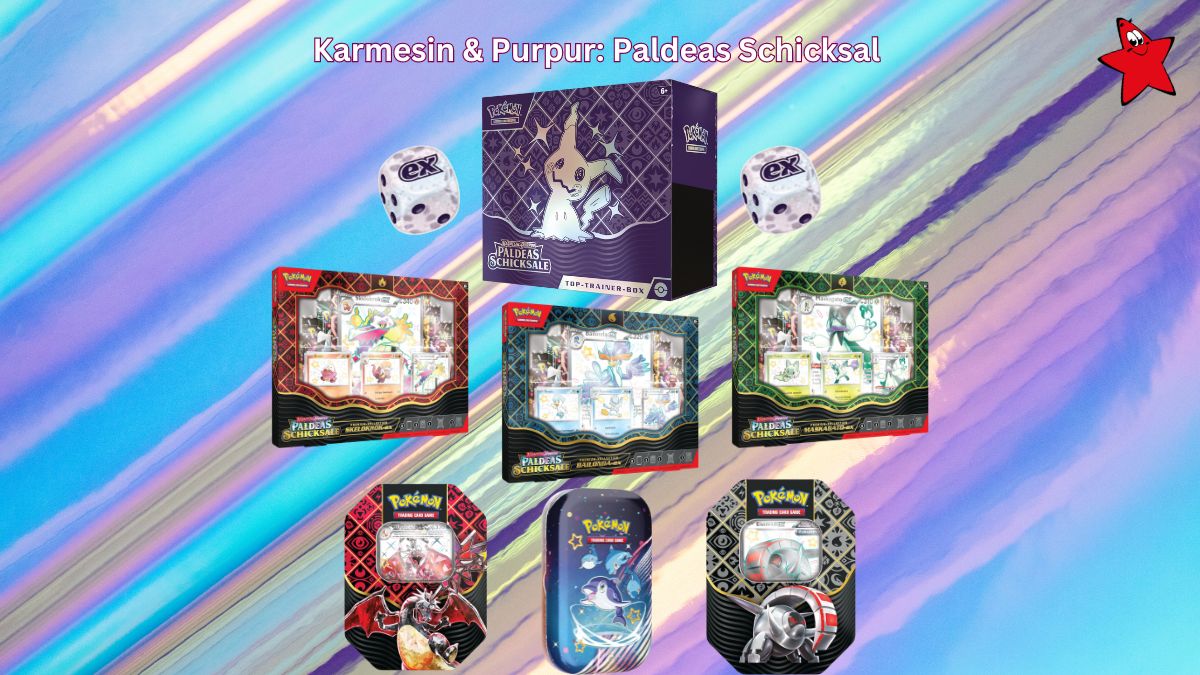 Karmesin & Purpur: Paldeas Schicksal: Schnappe dir die begehrten Premium-Kollektionen