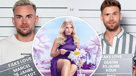 Make Love, Fake Love: Antonia Hemmer und Kandidaten - Foto: RTL / Benno Kraehahn / Pervin Inan-Serttas