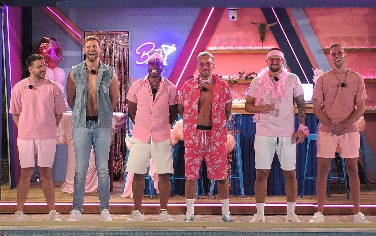 Julian, Dustin, James, Marcel, Nico und Christian