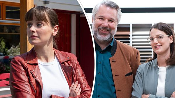 Die Rosenheim-Cops: Thekla Hartmann, Dieter Fischer, Michaela Weingartner - Foto: ZDF / Jacqueline Krause-Burberg / Linda Gschwentner