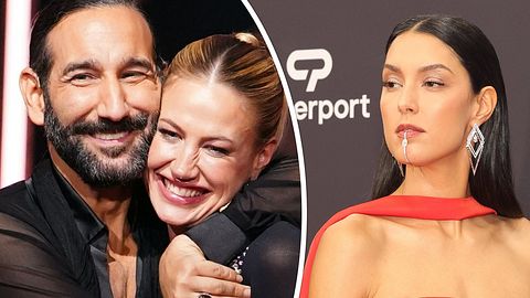 Wie denkt Rebecca Mir über Massimo Sinatós Tanzpartnerin Lulu Lewe? - Foto: RTL / Stefan Gregorowius und IMAGO / Bildagentur Monn