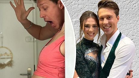 Renata Lusins Baby kommt - Valentin Lusin droht Lets Dance-Show-Abbruch - Foto: Instagram.com/valentinlusin/ und Instagram.com/renatalusin