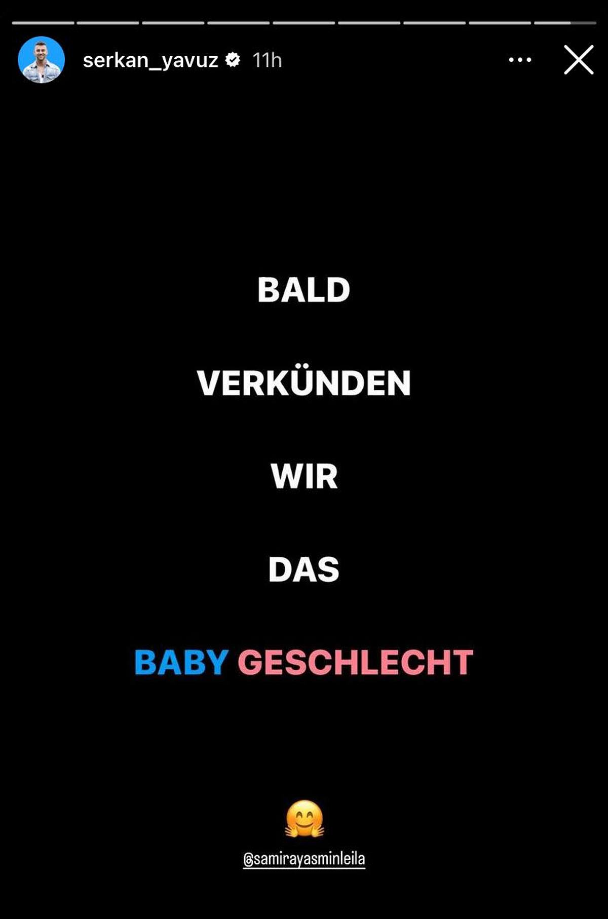 Serkan Yavuz und Samira Klampfl: Babygeschlecht