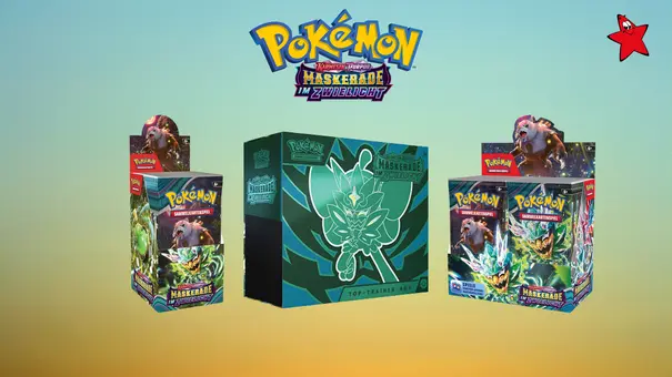 Pokémon-Sammelkartenspiel: Display- und Trainer-Box “Maskerade im Zwielicht“ vorbestellen - Foto: TVMovie / PR