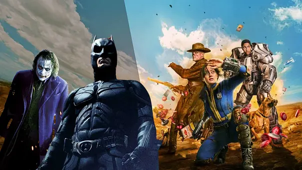 Was haben die Amazon-Serie Fallout und die The Dark Knight-Trilogie gemeinsam? - Foto: Amazon/Warner Bros./DC