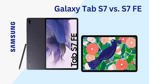 Samsung Galaxy Tab S7 und S7 FE im Vergleich - Foto: TVM/PR