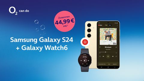 Samsung Galaxy S24 und Watch 6 im Bundle bei O2 - Foto: O2