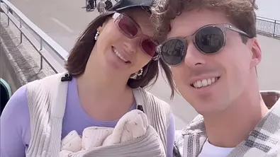 Selfie von Renata und Valentin Lusin in Düsseldorf - Foto: instagram.com/ renata_lusin
