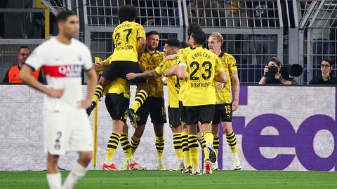 Noch ein Spiel bis Wembley: Streame hier das CL-Halbfinale zwischen PSG und dem BVB - Foto: Getty Images / Catherine Steenkeste / Kontributor