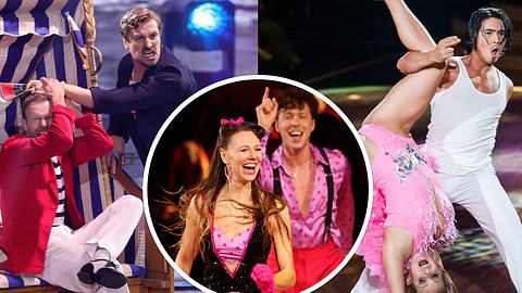 Lets Dance: Nicolas Puschmann, Vadim Garbuzov, Ann-Kathrin Bendixen, Valentin Lusin, Erich Klann, Magdalena Brzeska - Foto: Getty Images / Andreas Rentz / Peter Wafzig / Imago / Future Image
