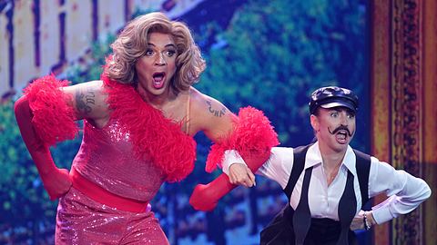 Lets Dance: Detlef Soost als Frau mit Ekaterina Leonova - Foto: RTL / Stefan Gregorowius