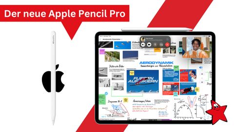 Apple Pencil Pro kaufen Stift zeichnen iPad Pro iPad Air - Foto: tvmovie/PR