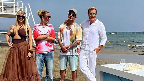 DSDS-Recall auf Kreta: Die Jury - Beatrice Egli, Loredana, Pietro Lombardi und Dieter Bohlen - Foto: Dieter Bohlen auf Instagram