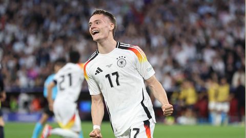 Florian Wirtz jubelt bei der EM. - Foto: IMAGO / Colorsport