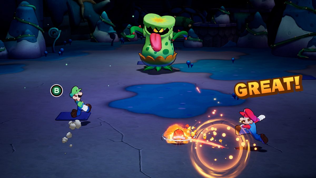 Brüderaktionen in Mario & Luigi: Brothership