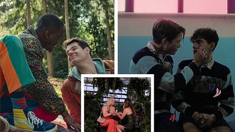 Produktionsstandbilder von LGBTQIA+ Serien auf Netflix - Foto: © 2023 Netflix, Inc. COURTESY OF NETFLIX / Sam Taylor
