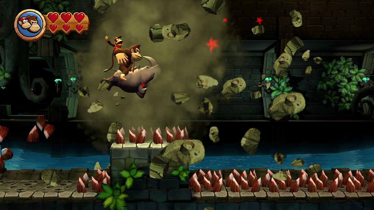 „Donkey Kong Country Returns HD“ Rambi