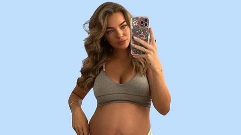 So sah Laura Maria Rypa während ihrer Schwangerschaft mit Leano aus - Foto: Instagram / lauramaria.rpa